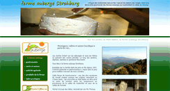 Desktop Screenshot of ferme-auberge-strohberg.com