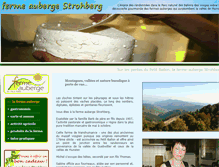 Tablet Screenshot of ferme-auberge-strohberg.com